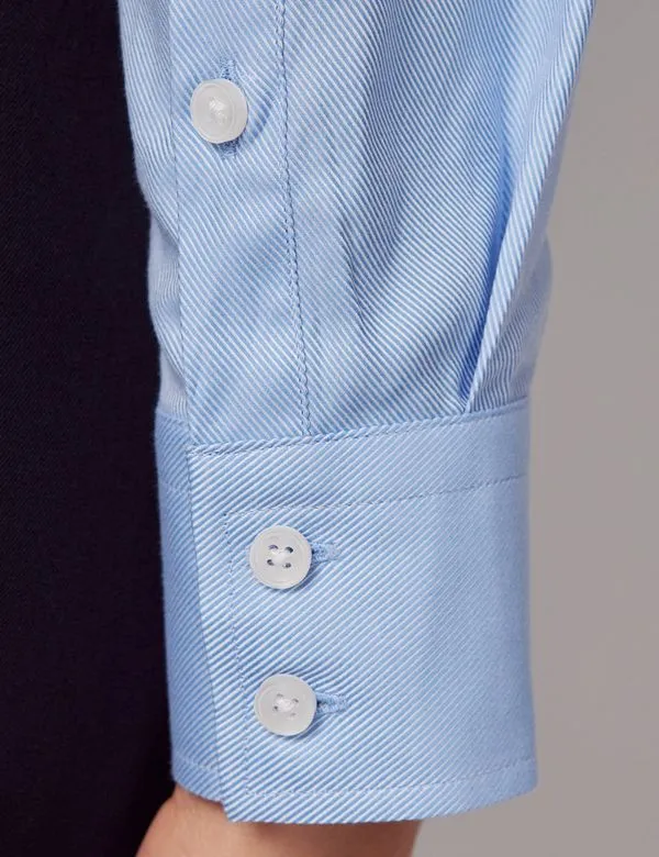 Twill Cotton Semi-Fitted Shirt