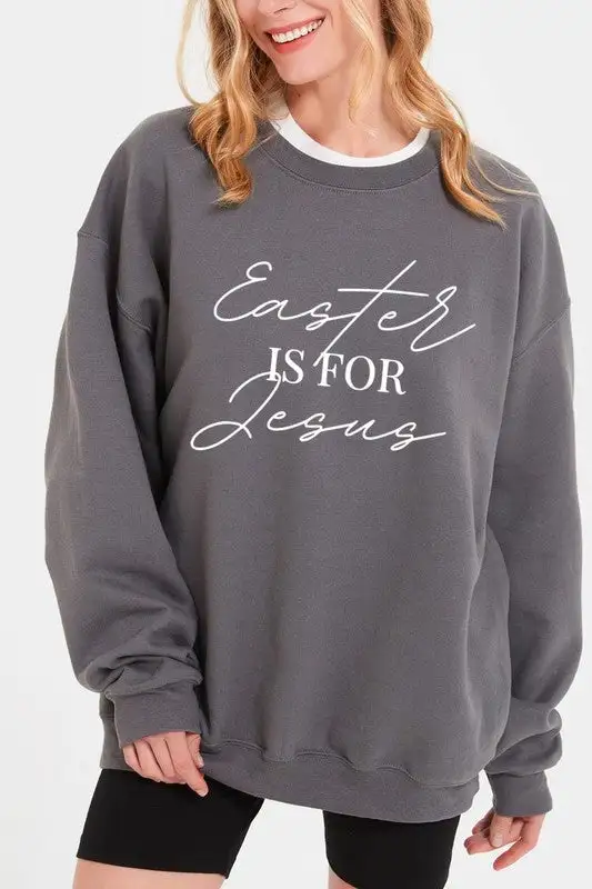 Clean Line Soft Graphic Pullover Sweatshirt
