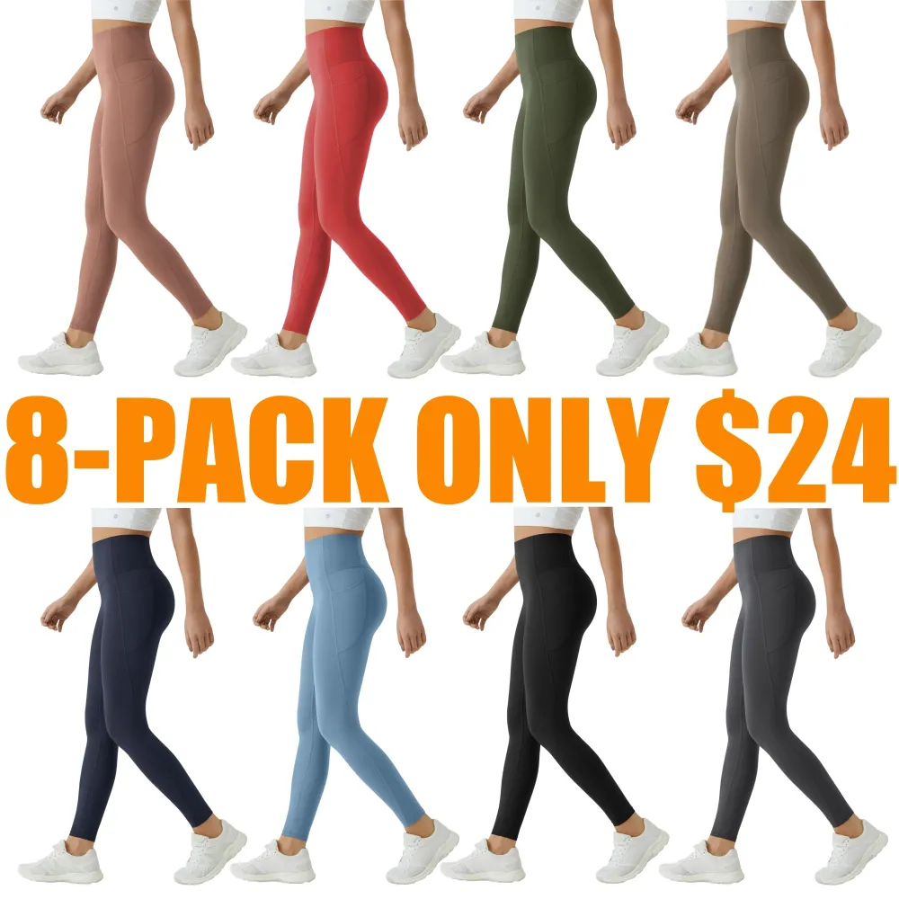 Women's High-Waist Shapewear Leggings With Pockets