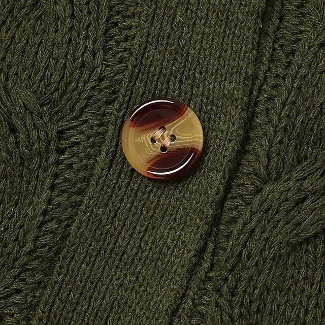 Women's Cardigan Pocket Knitted Button Solid Color Casual Chunky Long Sleeve Regular Fit Sweater Cardigans Open Front Fall Winter Dark powder Blue Army Green