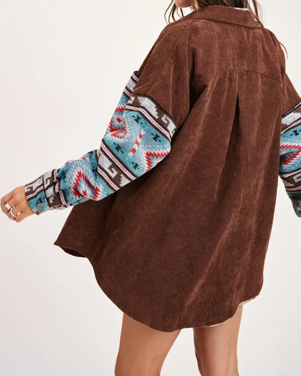 Printed Long-sleeves Jacket