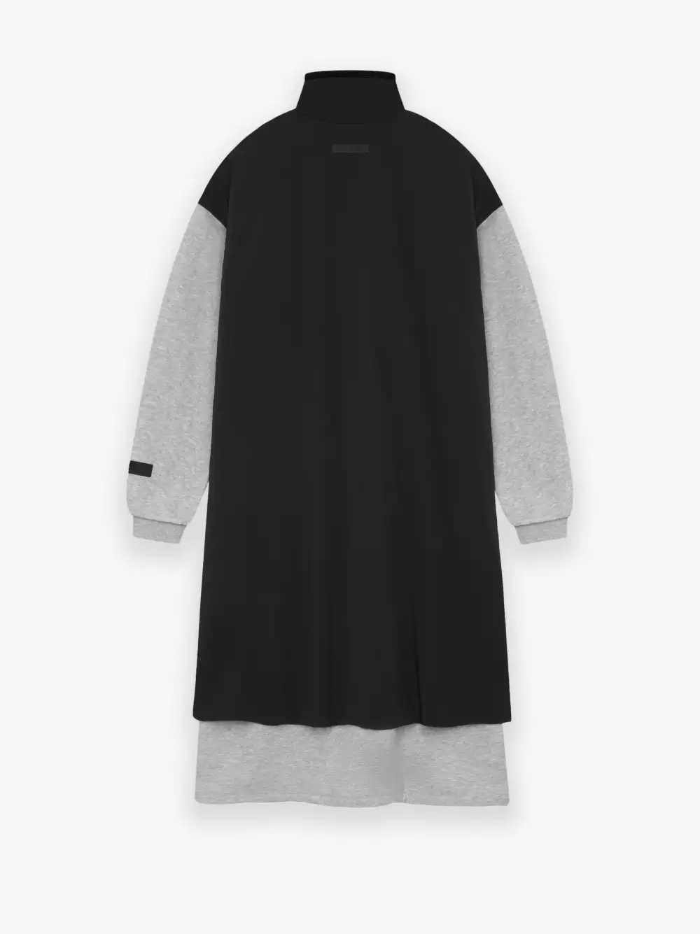 Womens Nylon Fleece Mockneck Sweater Dress