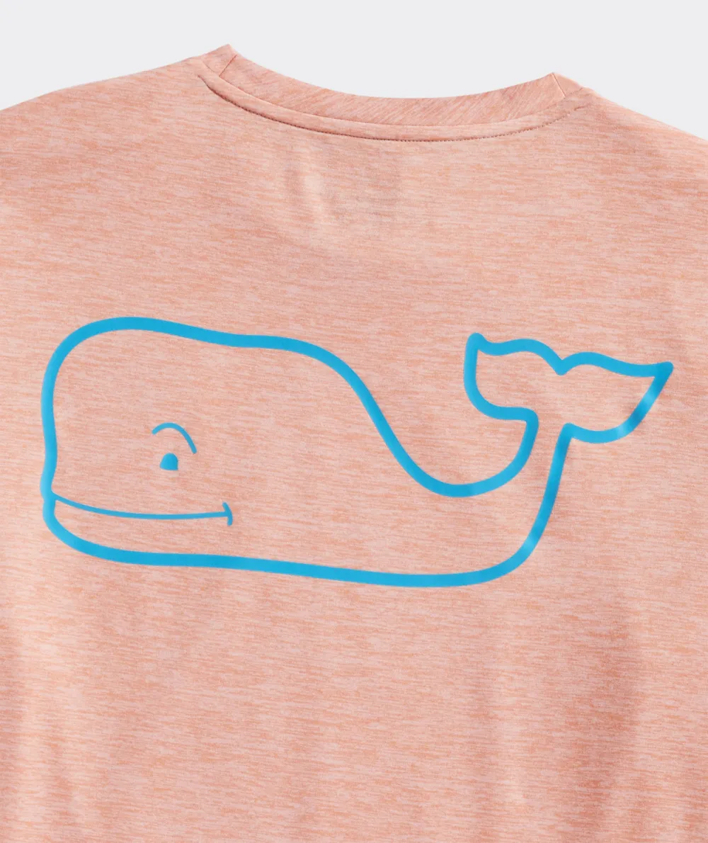 Whale Logo Long-Sleeve Harbor Performance Tee