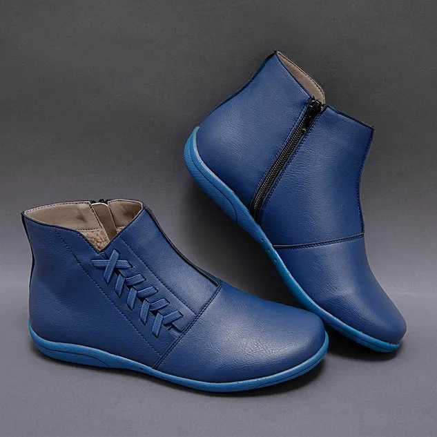Women Winter Flat Heel Boots