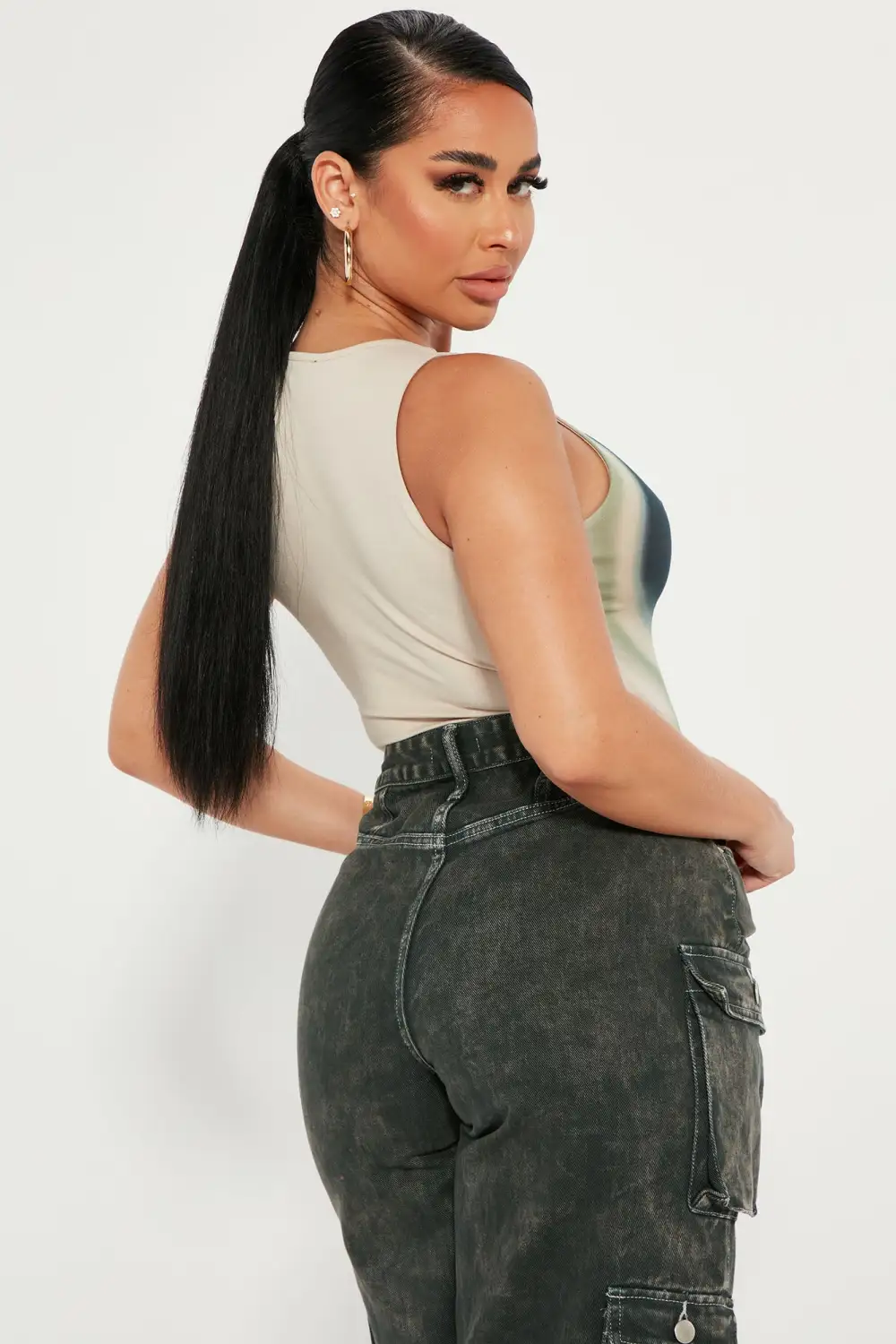 Out Of Body Experience Bodysuit - Taupe