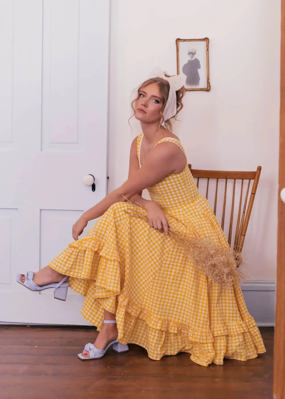 Daze Dress Yellow Gingham