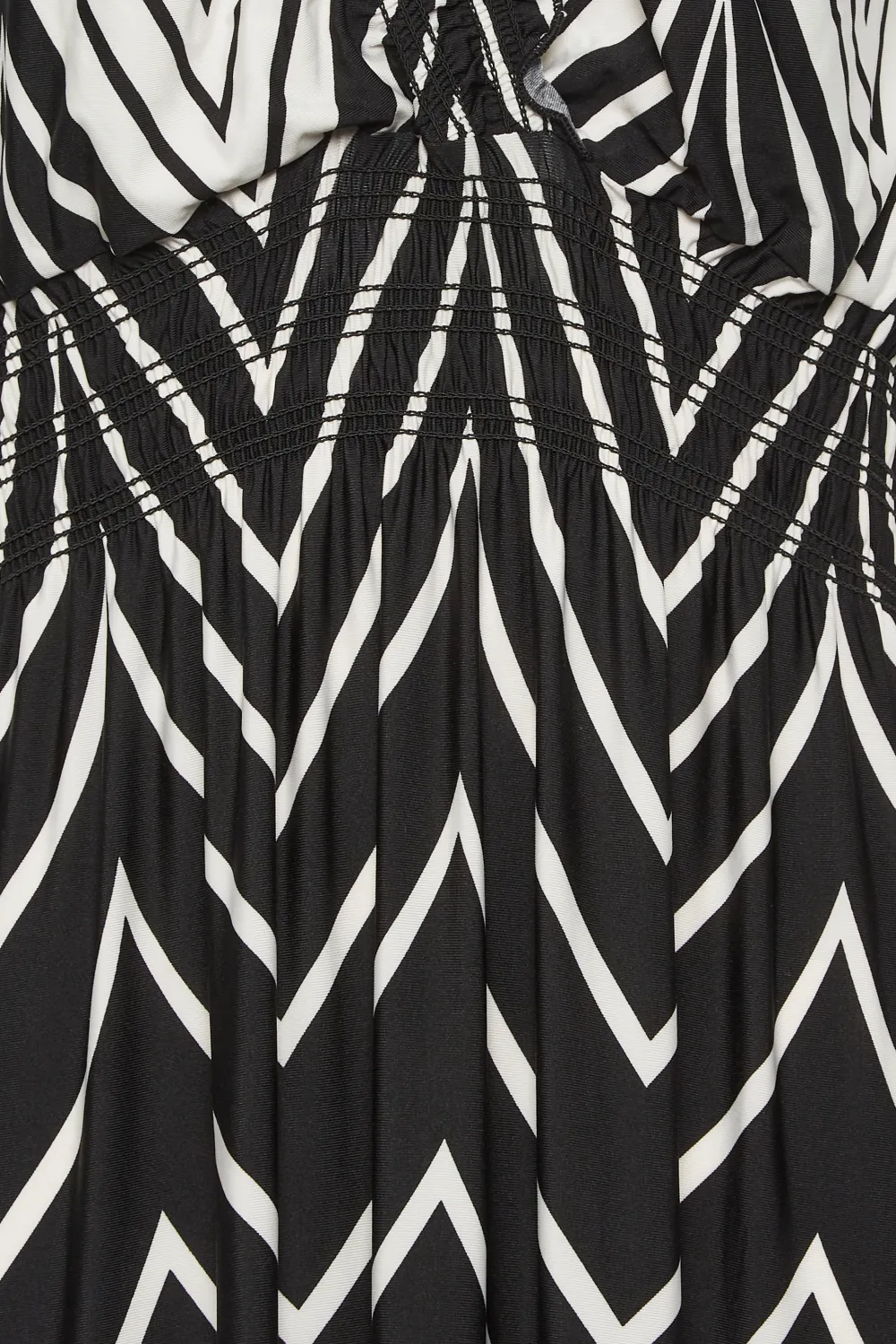 LTS Tall Black Chevron Maxi Dress