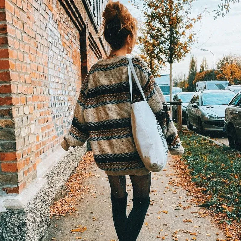 Vintage Loose Lazy Knitted Sweater