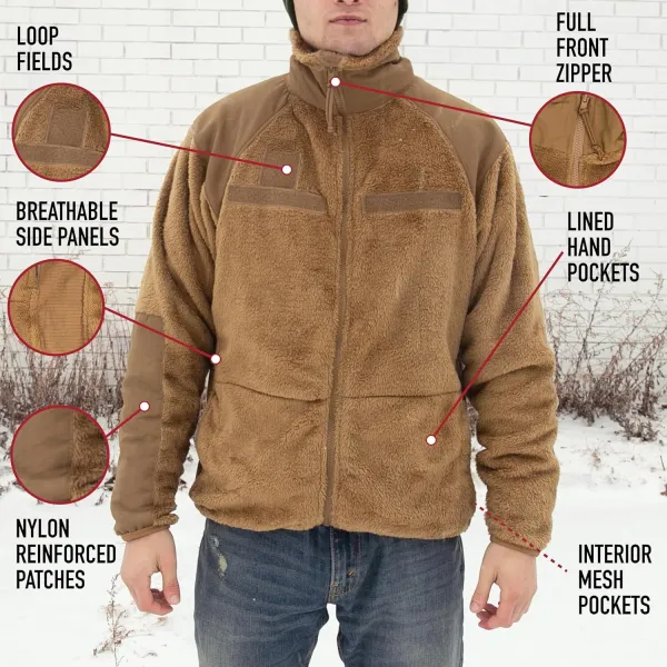 Level 3 ECWCS Fleece Jacket - Warm and Comfortable Cold Weather Coat