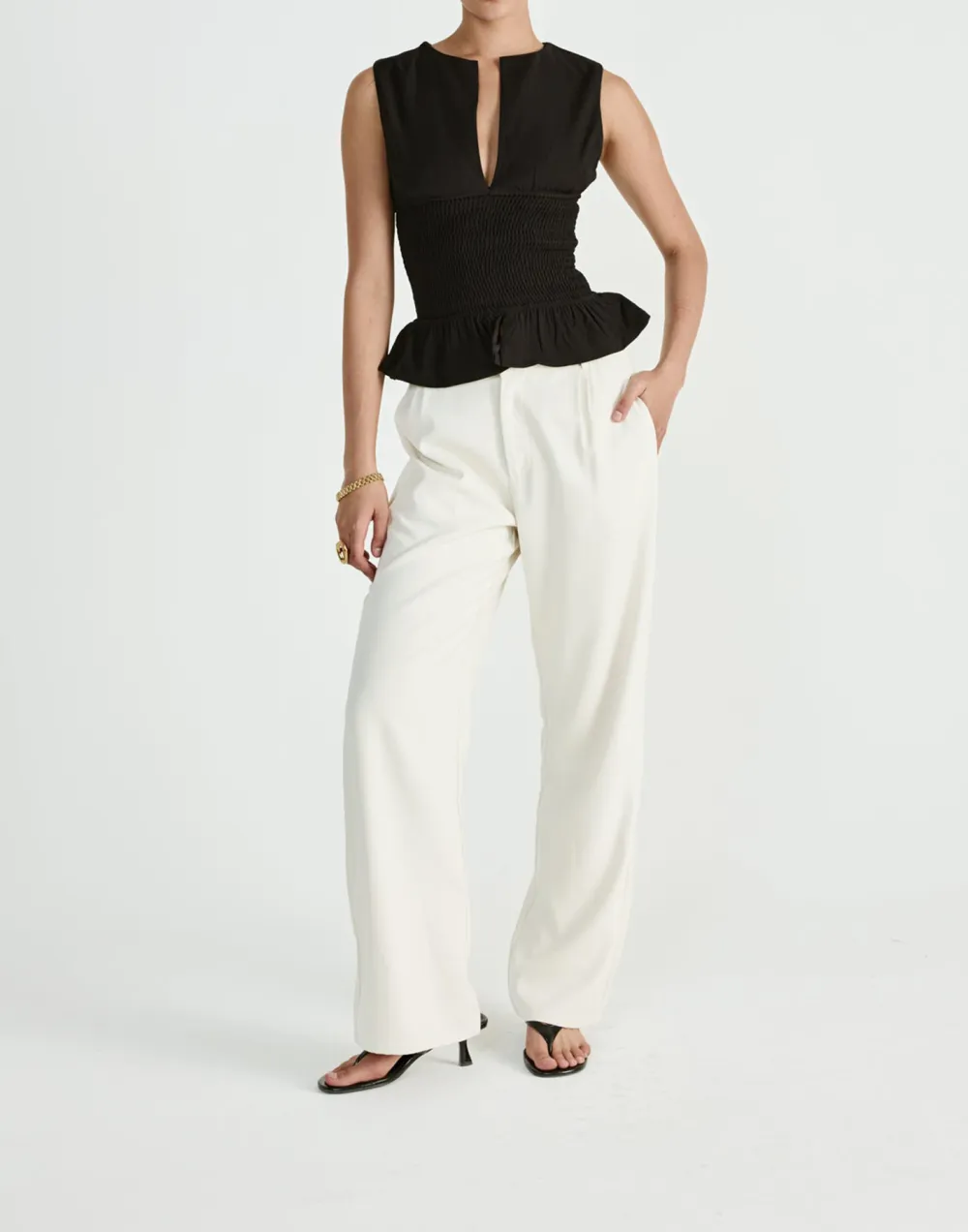 Drape Breathable Casual Trousers