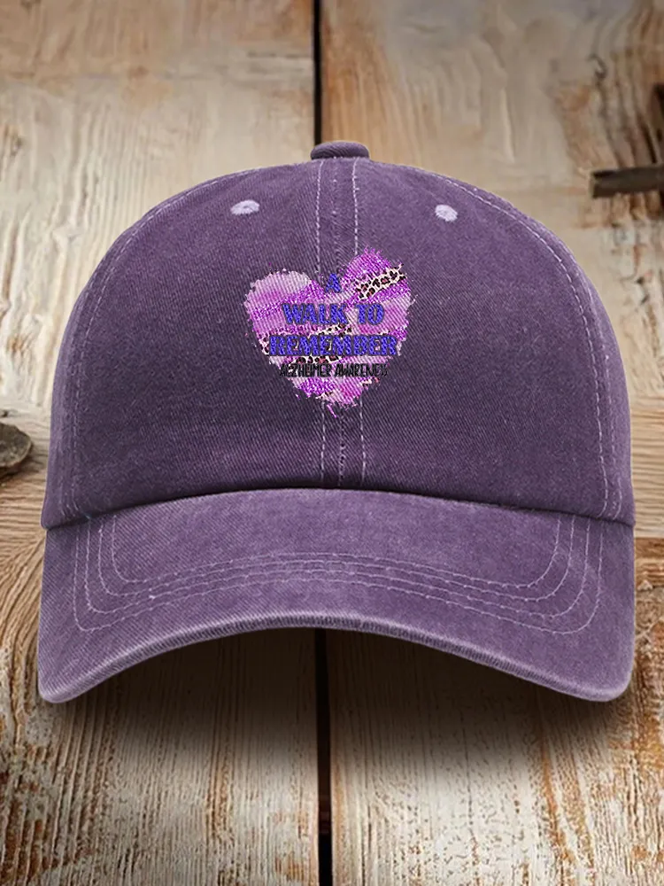 A Walk To Remember Alzheimer'S Awareness Baseball Cap