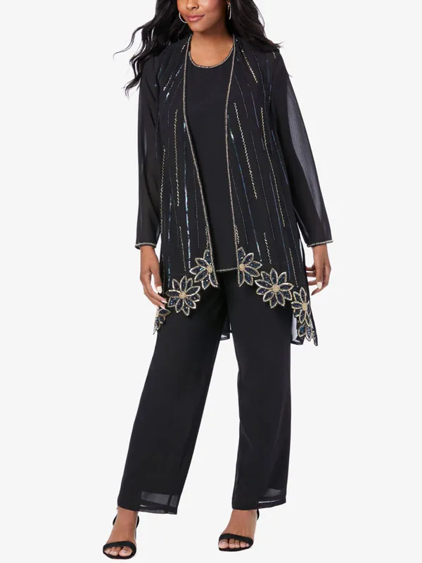 Light Sequins Atmosphere Party Women's Sets