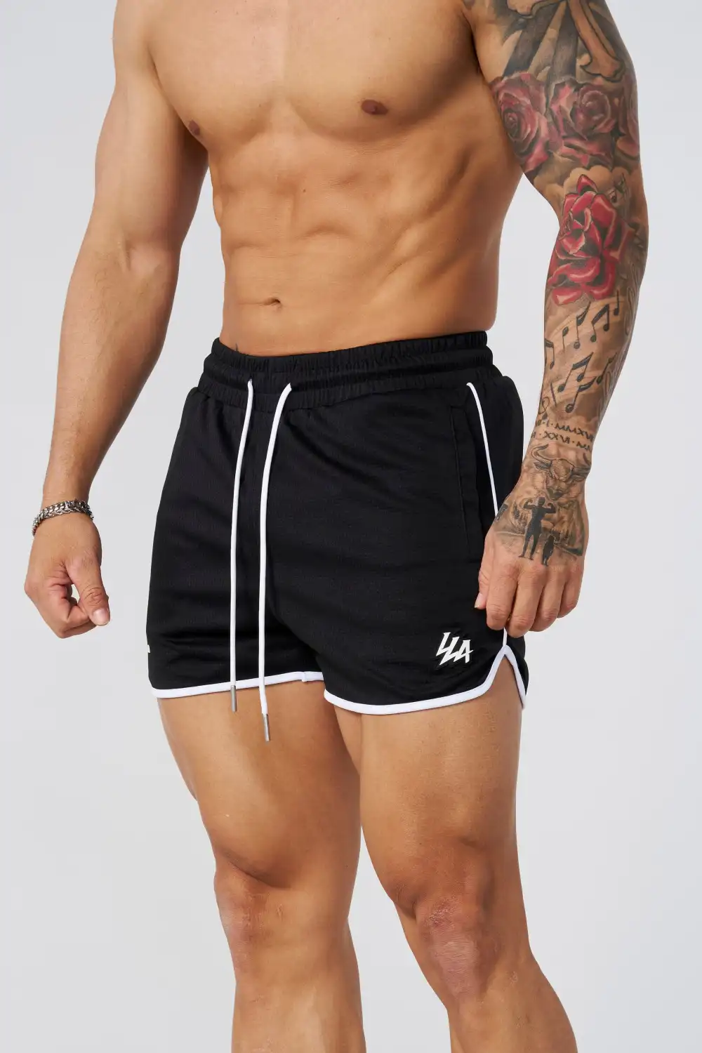 1037 - Mesh Bodybuilding Shorts