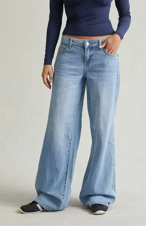 PacSun Casey Astrid Low Rise Baggy Jeans