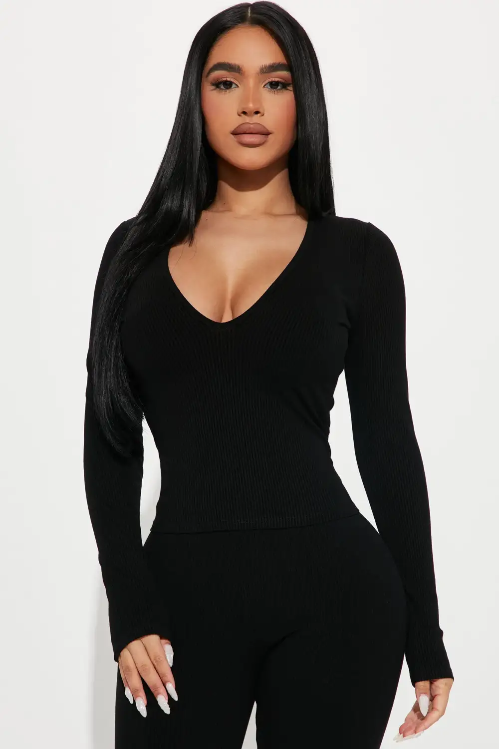 Tristan Snatched Top - Black