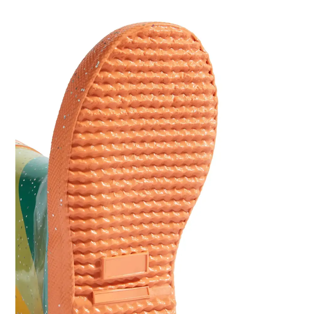 Kids First Glitter Stripe Rain Boots
