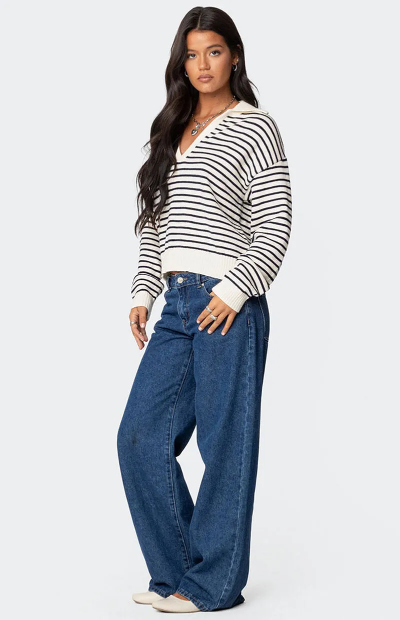 Edikted Copenhagen Oversized Striped Sweater