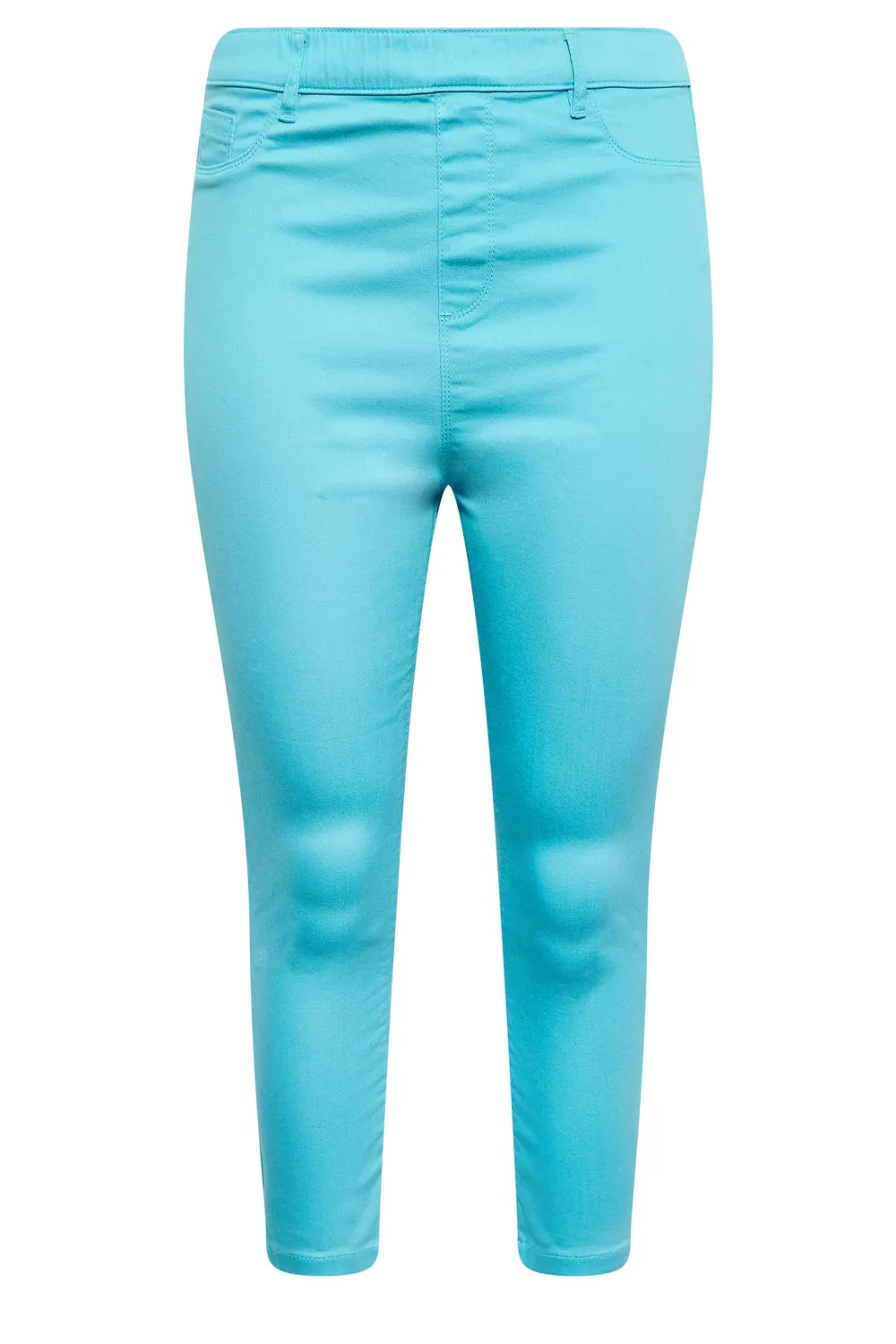YOURS Curve Rose Pink Cropped Stretch GRACE Jeggings