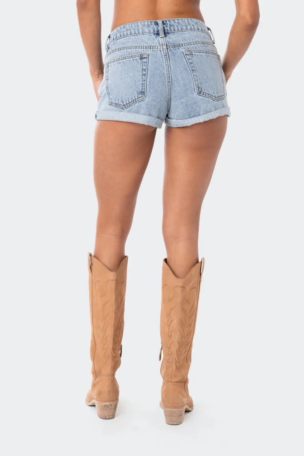 Rylin Low-Rise Denim Shorts