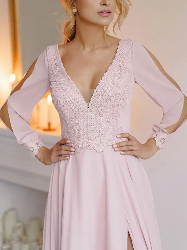 Sexy Side Slit Women's Dress