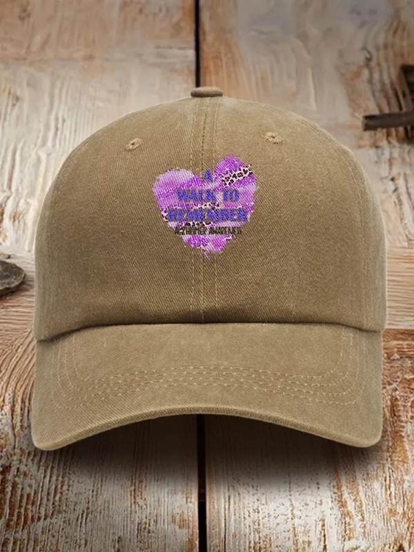 A Walk To Remember Alzheimer'S Awareness Baseball Cap