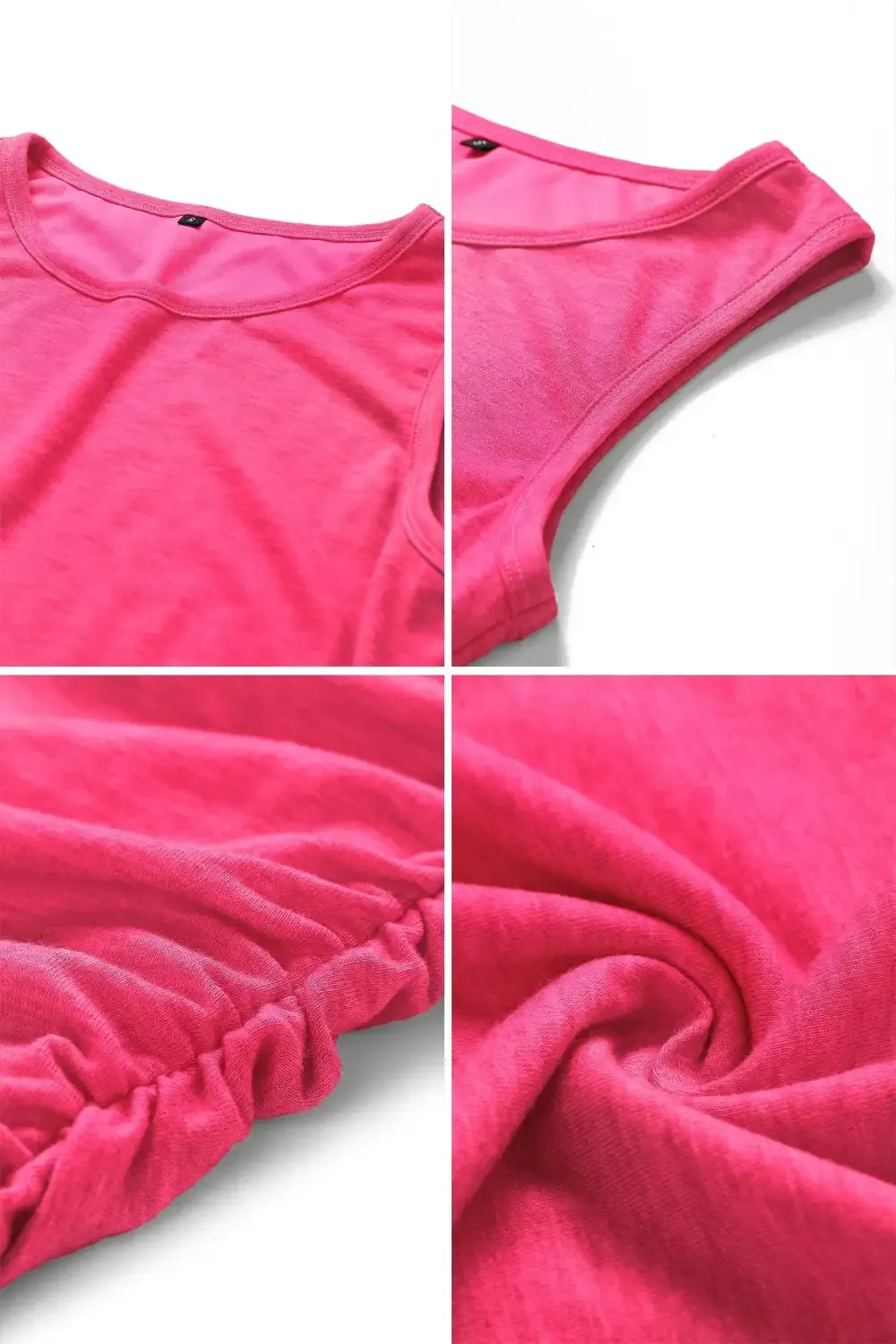 Woman's Ruched Tank Sleeveless Short Mini Dress