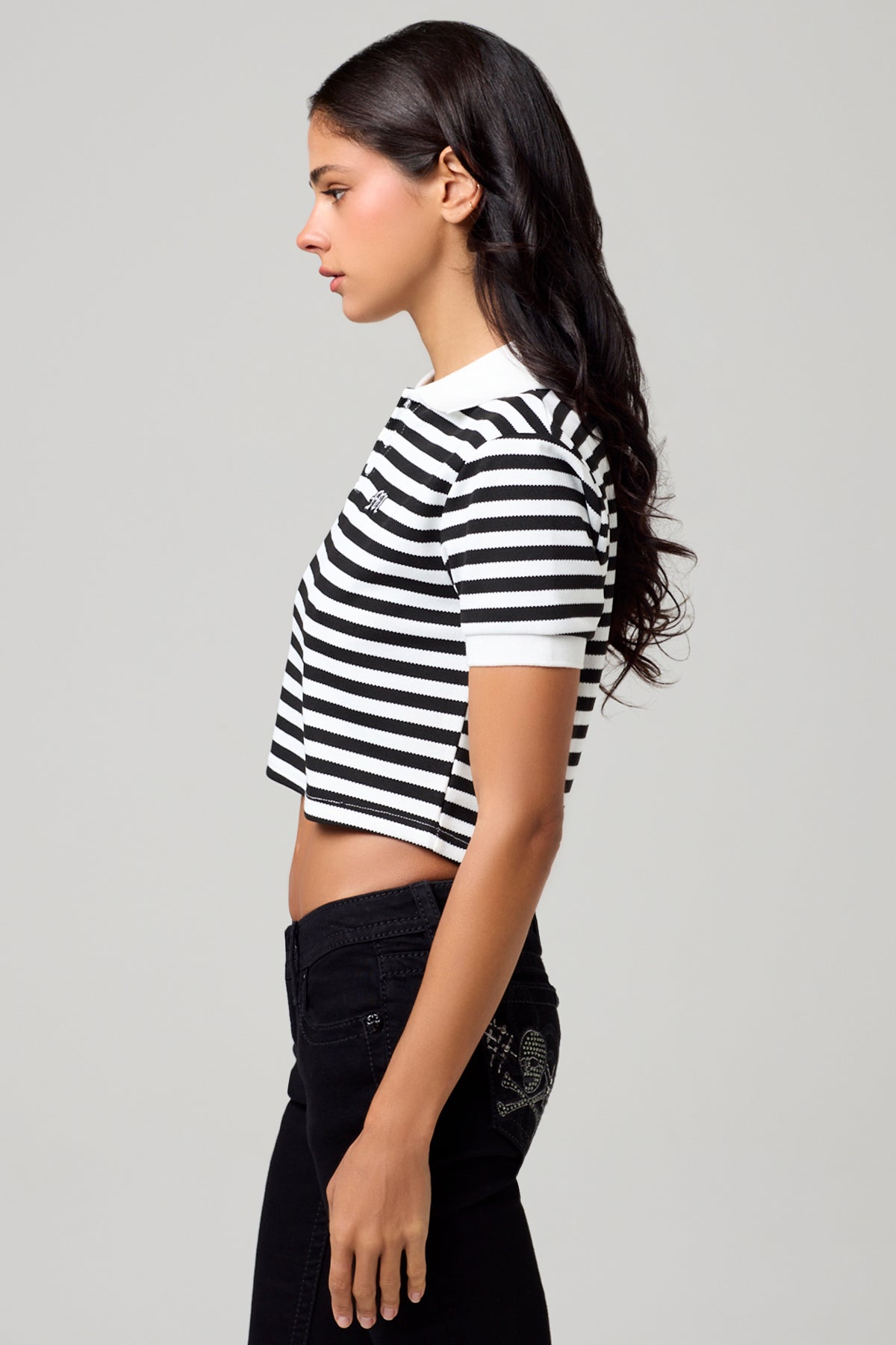 Blair Cropped Polo Shirt