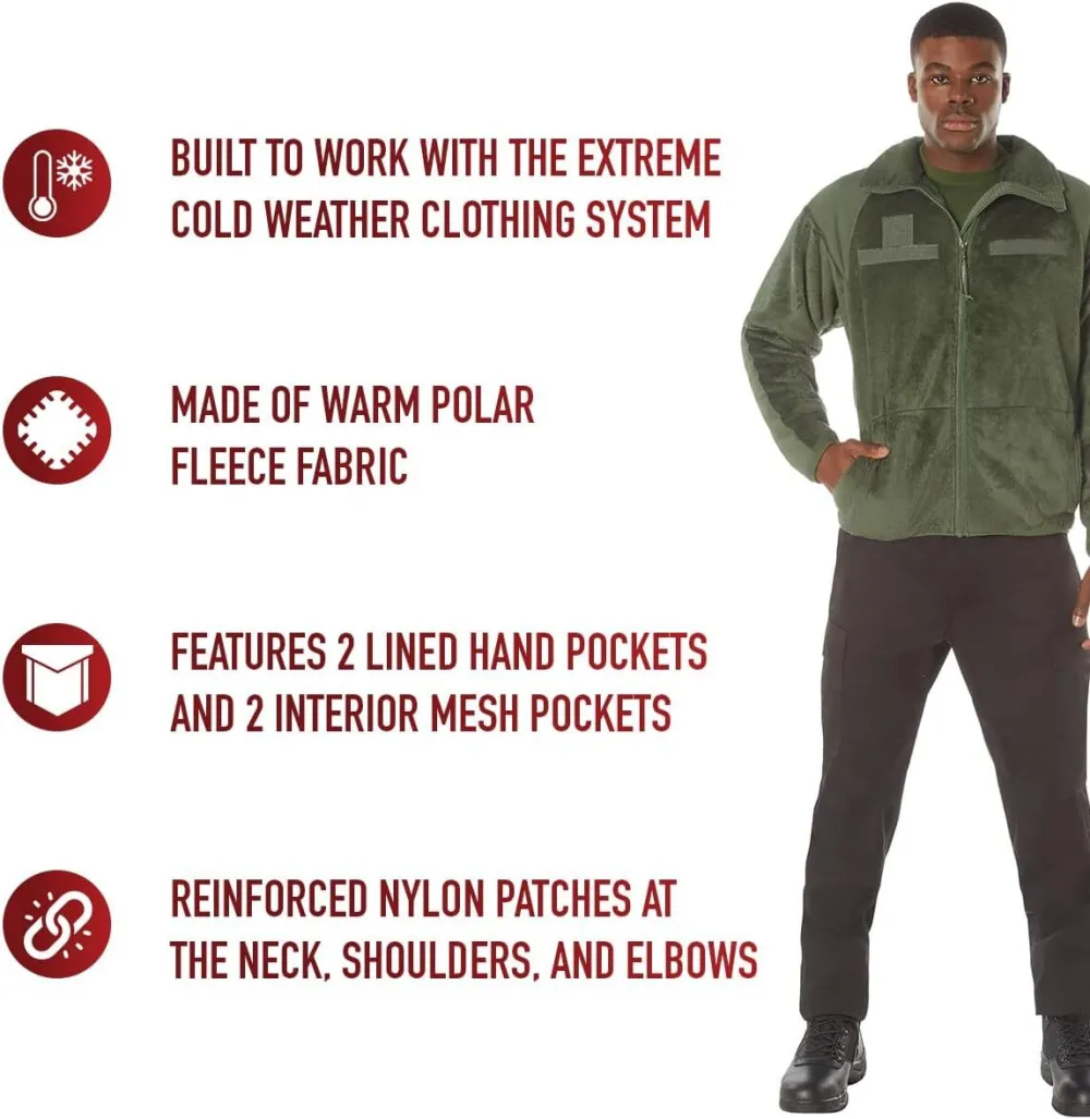 Level 3 ECWCS Fleece Jacket - Warm and Comfortable Cold Weather Coat