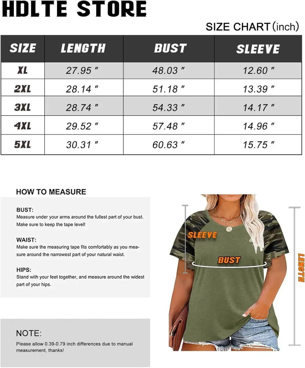 HDLTE Womens Plus Size Tops Floral Bell Sleeves Blouses Summer Crewneck Tunic Loose Casual T Shirts