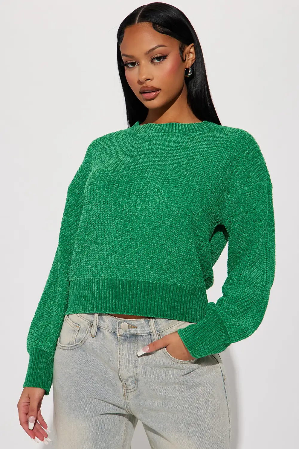 Sunset View Sweater - Green
