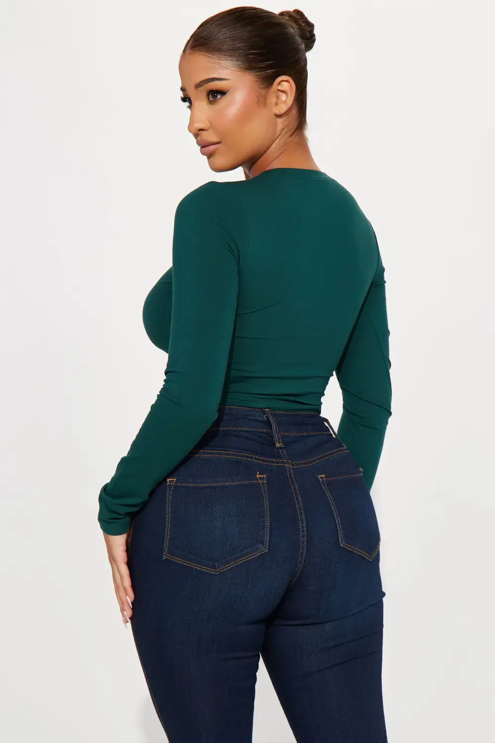 Robin Long Sleeve Top - Hunter