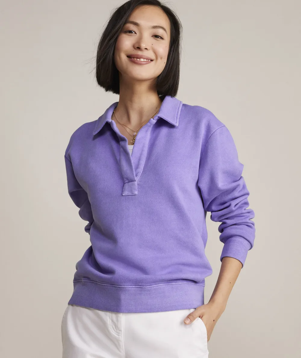 Polo Popover Sweatshirt