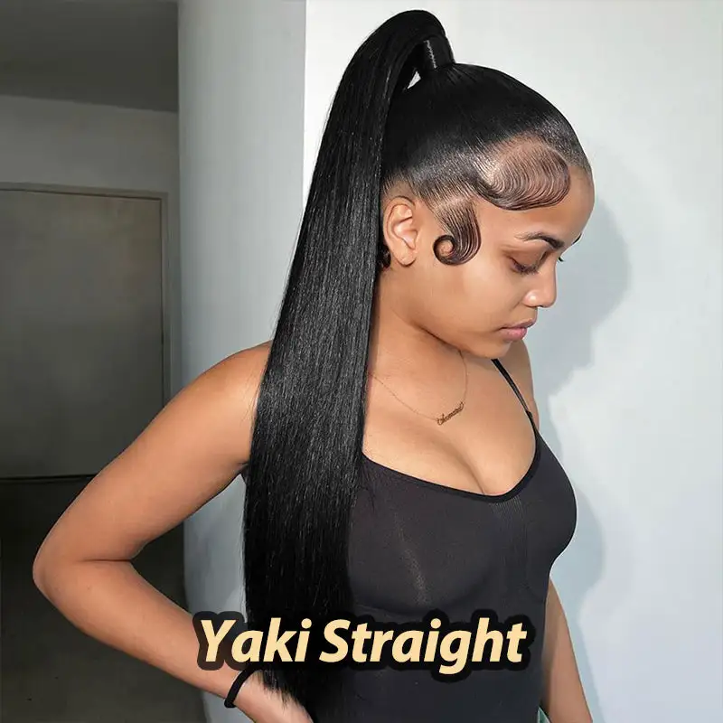 Crazy Sale | Invisi-Strap Snug Fit #1 Jet Black 360 Lace Frontal Human Hair Wig No Code Needed