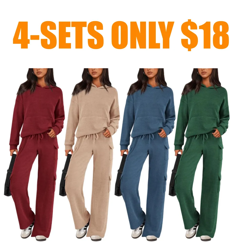 Womens Fall Outfit 2-Piece Knitted Sets