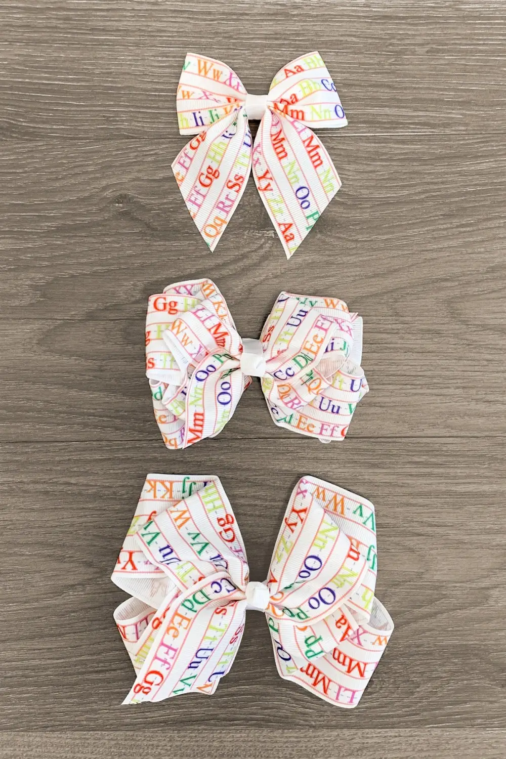 Alphabet Bows