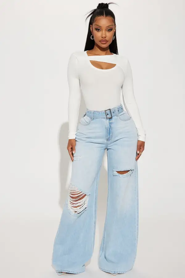 Brandy Cut Out Top - White