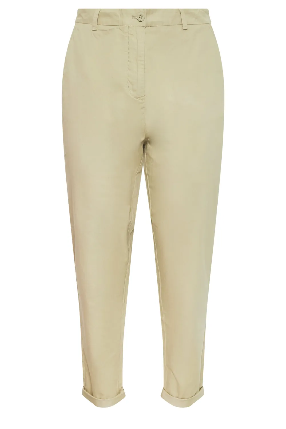 YOURS Curve Dark Blue Straight Leg Chino Trousers