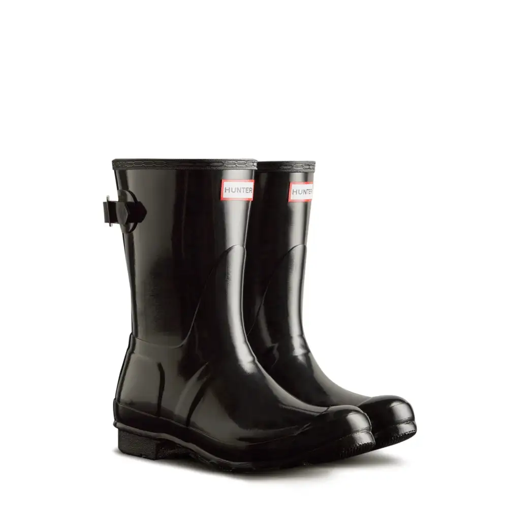 Women's Original Back Adjustable Short Gloss Rain Boots