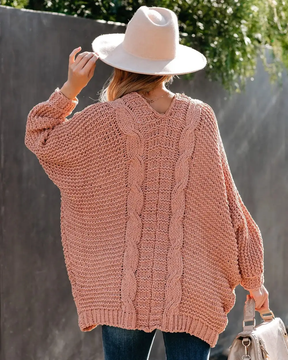 women's thick knitted cardigan coat knitted sweater