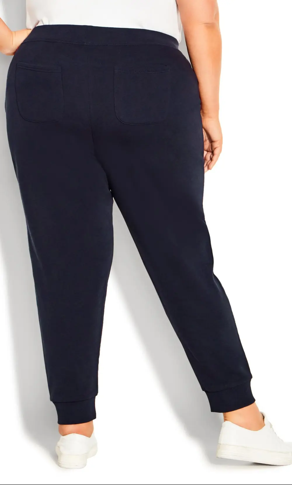 Ave Leisure Navy Plain Track Pant