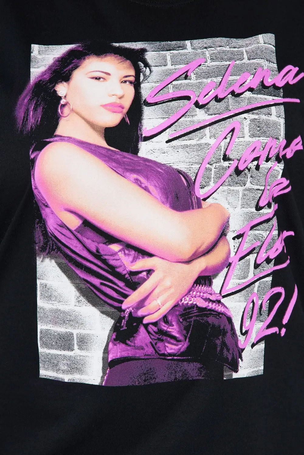 Selena 90s Tshirt - Black
