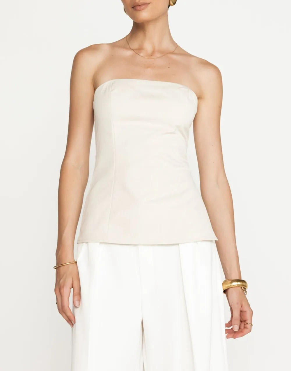 Designer Side Slit Off-Shoulder Top