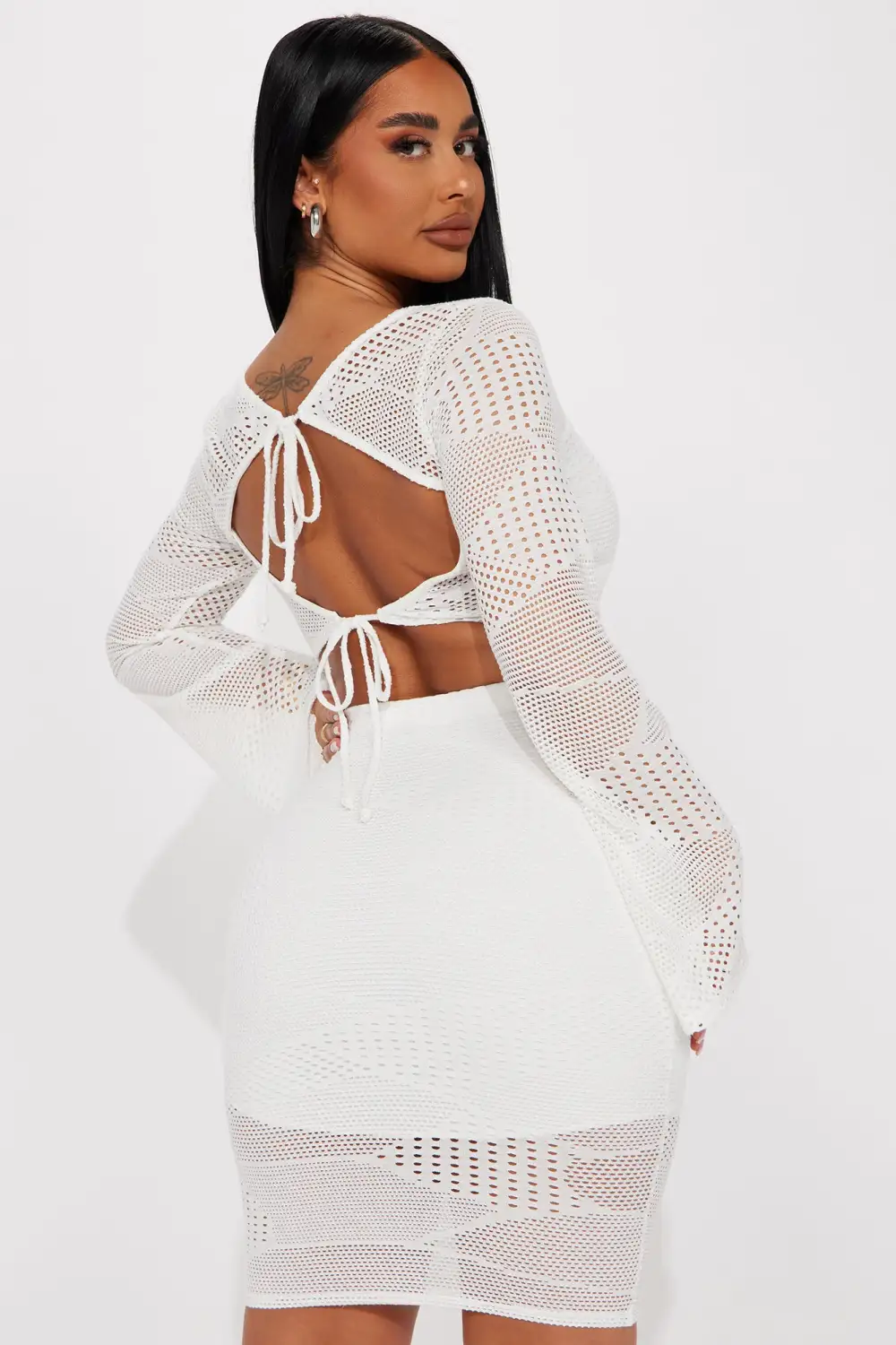 Luciana Skirt Set - White