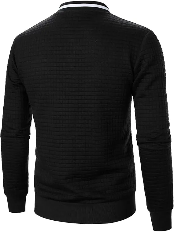 Mens Lightweight Jacket Casual Bomber Jacket Varsity Coat