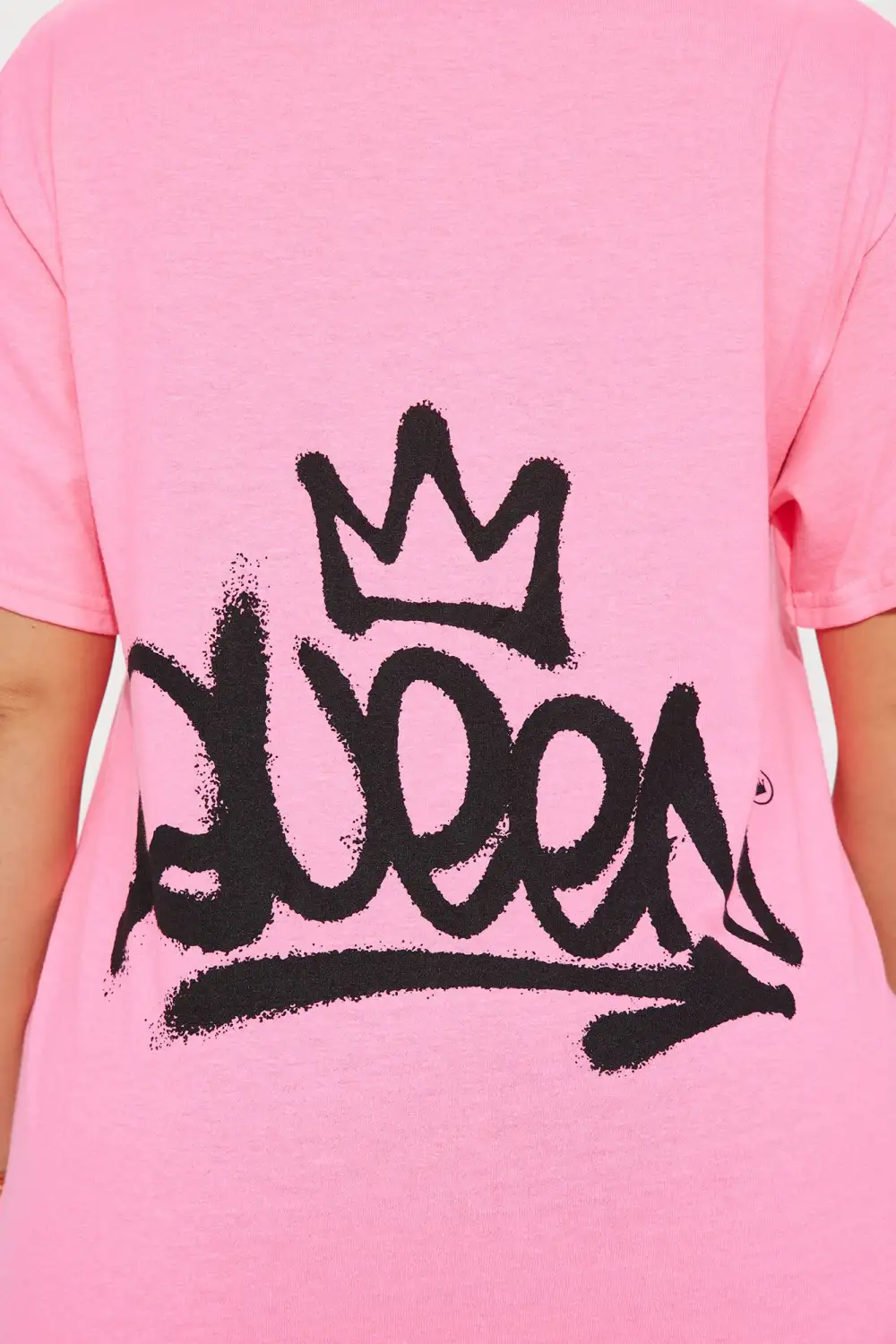 Queen Energy Graphic Tee - Hot Pink