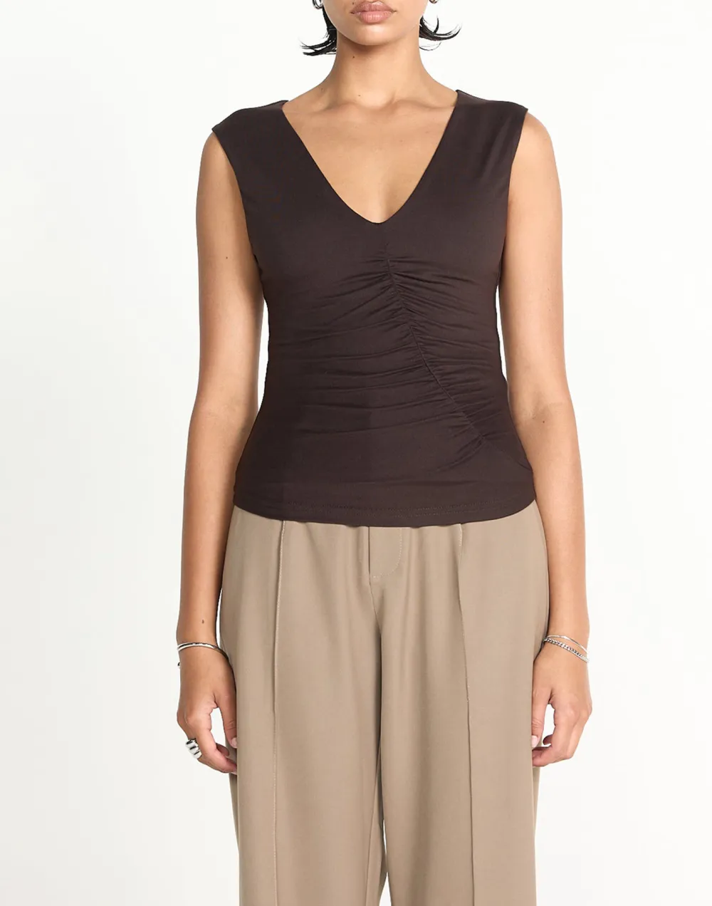 Breathable Soft V-Neck Slim Vest