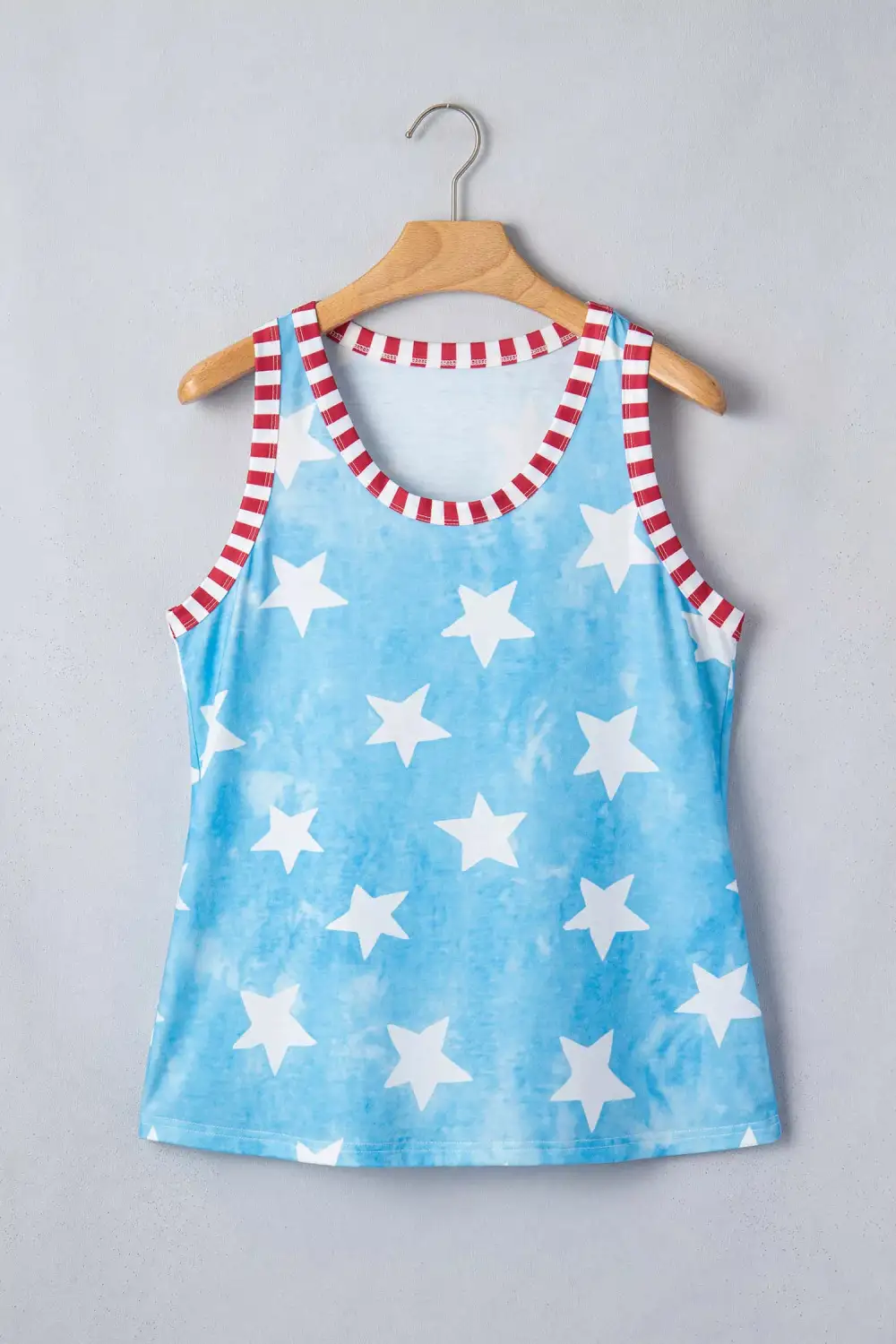 Round Neck Striped Tank Top