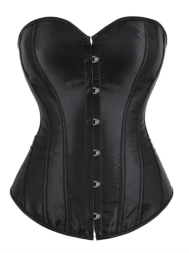 Women's Pink Corsets Dark Blue Corsets Shapewear Pure Color Corsets Party Going out Club Polyester Breathable Bandeau Sleeveless Backless Summer Spring Black White