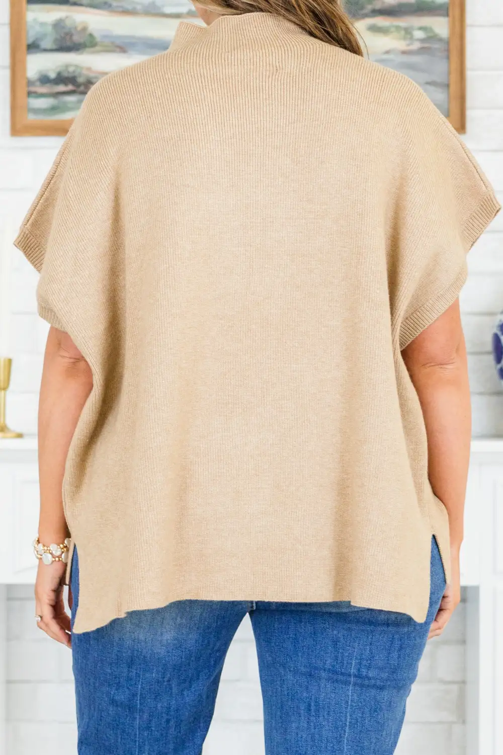 Do Anything Sweater, Taupe