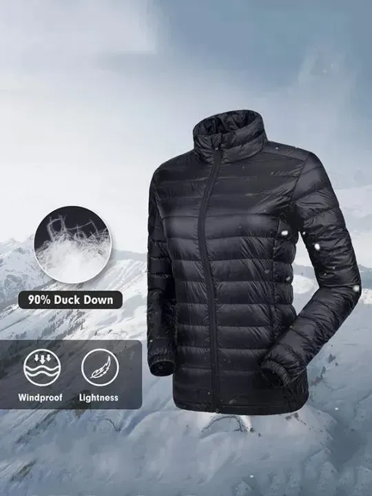 Ladies short down jacket...